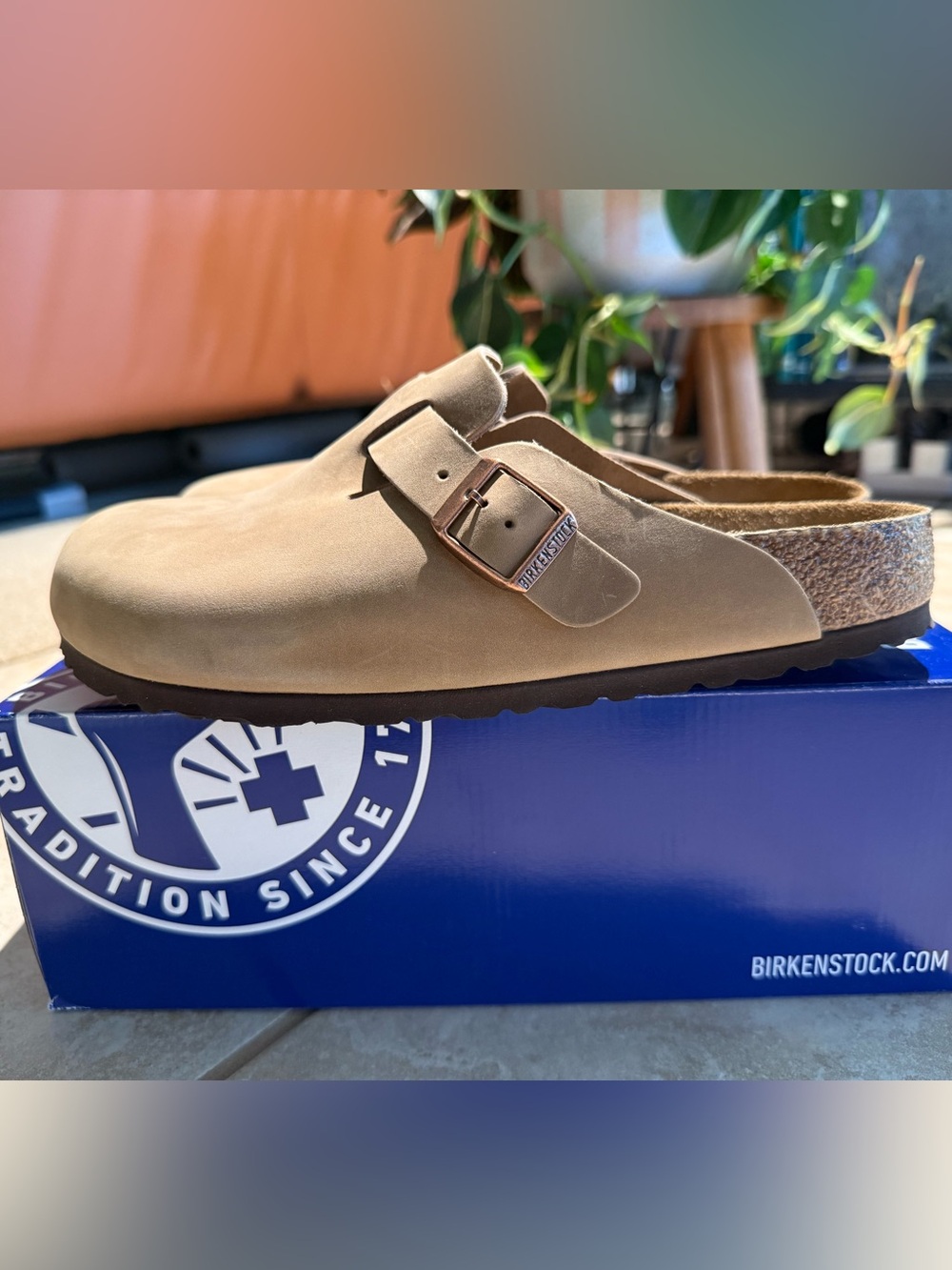 Birkenstock Oiled Leather Boston Clog | Women’s Sz 6.5